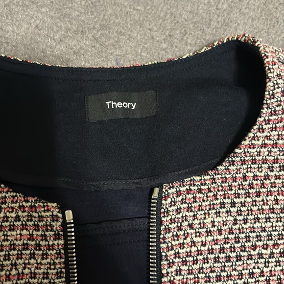 Theory Ualana Z Beacon Tweed Jacket EUC - Picture 2 of 6